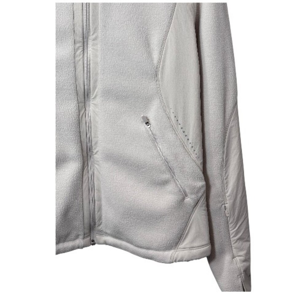 Lululemon fleece lined running jacket white women's size 10 - Picture 11 of 16